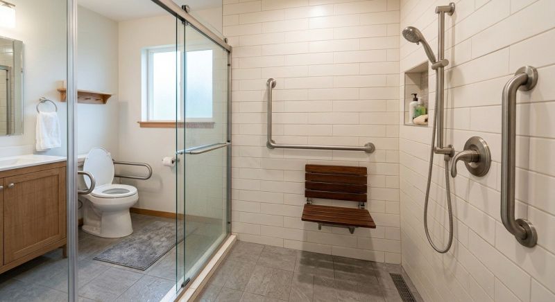 Accessible Shower Construction in Manchester, NH